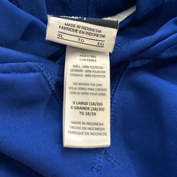 Nike Royal Blue Hoodie Buffalo Bills - Picture 3 of 4